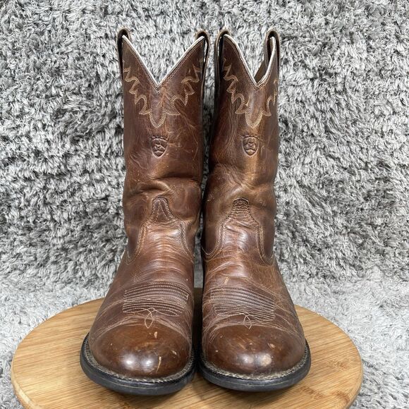Ariat Western Cowboy Boots Men's 9 EE Sedona Rodeo Riding Leather - Picture 3 of 11